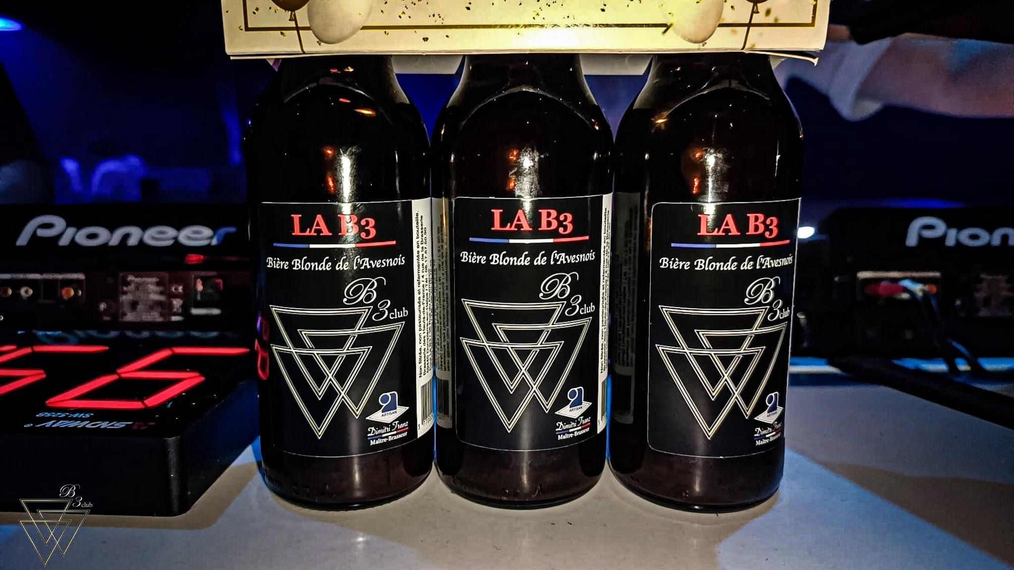 Bière du B3 club discothèque